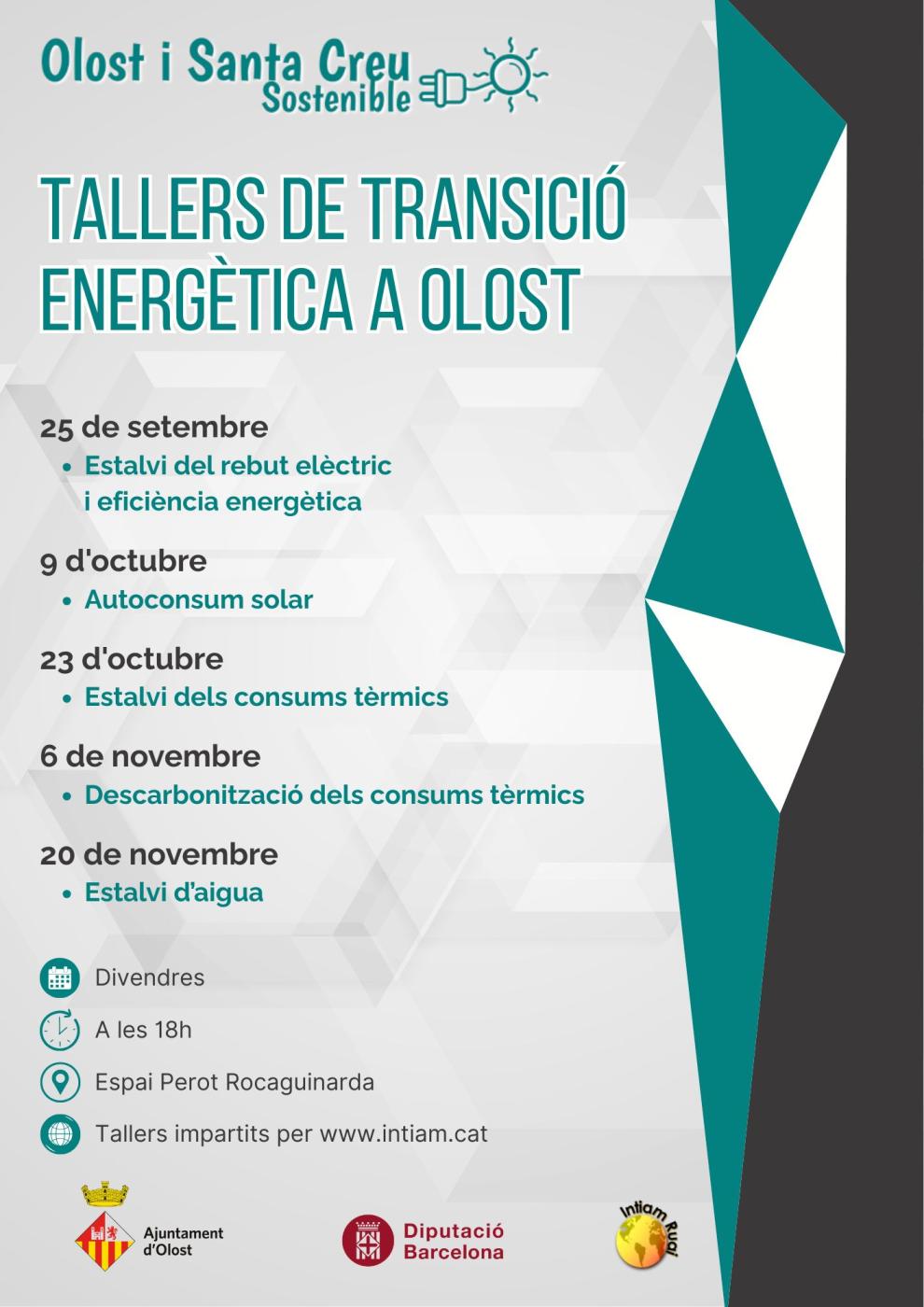 Tallers de transició energètica a Olost